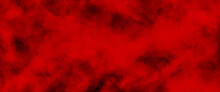 Dark Slate Background Toned Classic Red Color, Scary Red Wall For Background. Grunge Red Texture For Your Design. Red Wall Scratches. Blood Dark Wall Texture Background. Halloween Background. 