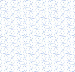  Abstract seamless blue geometric pattern.