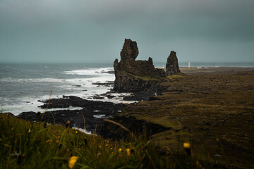 Djupalonssandur in Snaefelness Peninsula, Iceland.