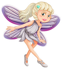 Poster - fantastic fairy girl cartoon character