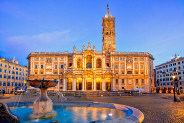 Wall Mural - Basilica of Saint Mary Major, Rome, Italy.