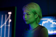 © ReeldealHD images - Asian female financial trader in futuristic style