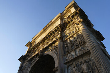 Fototapete - Benevento: Arco di Traiano, Roman arch