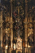 Detalles y retablo de la Capilla Mayor de la Catedral de Mondoñedo, Lugo, España
