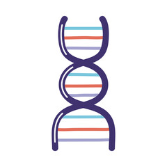 Sticker - dna molecule particle