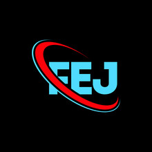 FEJ Logo. FEJ Letter. FEJ Letter Logo Design. Initials FEJ Logo Linked With Circle And Uppercase Monogram Logo. FEJ Typography For Technology, Business And Real Estate Brand.