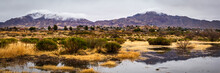 Franklin Mountains After Rain From West El Paso Texas