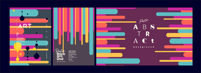 Wall Mural - abstract geometric background. simple shapes with trendy pattern. vector illustration. trendy backgr