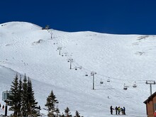 Imperial Express Highest Ski Lift In North America. Breckenridge Ski Resort, Colorado.