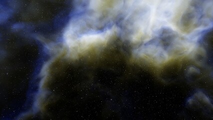 Wall Mural - space background with stardust and shining stars. realistic cosmos and color nebula. colorful galaxy