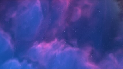 space background with stardust and shining stars. realistic cosmos and color nebula. colorful galaxy