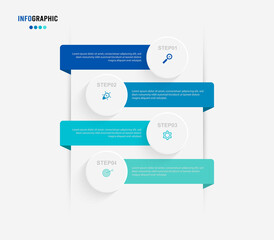 Wall Mural - Business data visualization. Process chart. Abstract elements of graph, diagram with steps, options, parts or processes. Vector business template for presentation. Creative concept for infographic