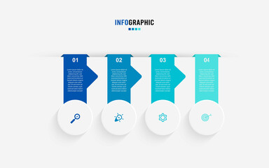 Wall Mural - Business data visualization. Process chart. Abstract elements of graph, diagram with steps, options, parts or processes. Vector business template for presentation. Creative concept for infographic