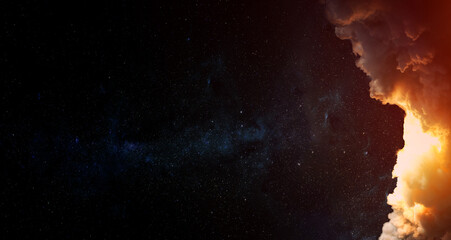 Space background. Elements of this image furnished by NASA.