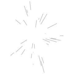 Aufkleber - Radiate lines, rays, beams. Radiating, radial sun, starburst with random lines