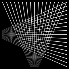 Aufkleber - Abstract random grid, mesh. Lattice, grating and grille pattern with oblique, diagonal, slanting lines, stripes
