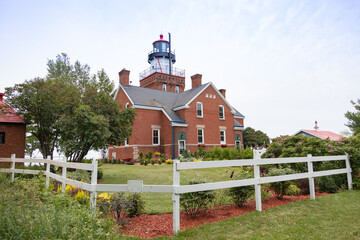 Wall Mural - Big Bay Point Lighthouse, Michigan, Upper Peninsula, USA