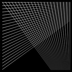 Aufkleber - Abstract random grid, mesh. Lattice, grating and grille pattern with oblique, diagonal, slanting lines, stripes