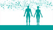© xyz+ - sistema immunitario, corpo umano, silhouette,