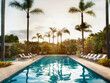 © Trinette Reed/Stocksy - Architecture image of pool at luxury hotel at sunset