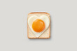 © Yaroslav Danylchenko/Stocksy - Tasty toast with egg in shape of heart