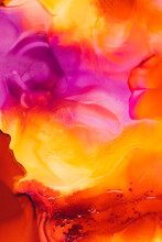 Abstract Liquid Painting