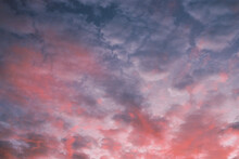 Pink Cloud Sunset In Hawaii
