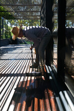 Restoring Timber Deck Of Patio