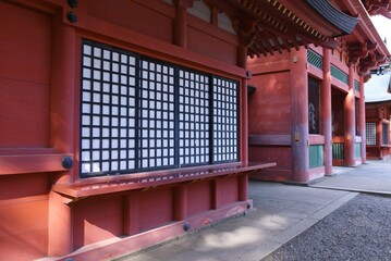 Sticker - Kashima Jingu Shrine, a tourist attraction of Japan Shrine. Kashima City, Ibaraki Prefecture. 