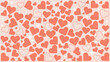 © Ivan Haidutski/Stocksy - hearts pattern background. Love, valentine day concept