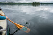 © JP Danko/Stocksy - Artisanal Hand Carved Cedar Paddle Canoe