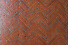 Herringbone Pattern Brick Floor
