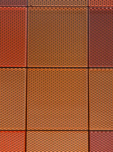 Metal Orange Squares