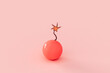 © Giada Canu/Stocksy - Pink bomb with copy space. special offer concept.
