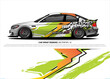 © talentelfino - car wrap design. simple lines with abstract background vector concept for vehicle vinyl wrap and automotive decal livery