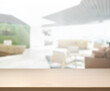 © nuttapol - Table Top And Blur Office Of Background