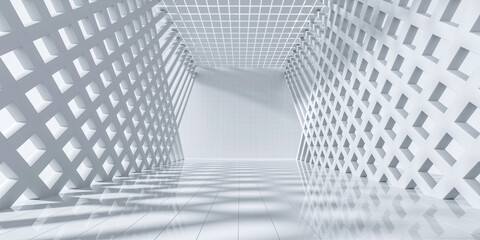 Wall Mural - 3D three-dimensional space concept creative map