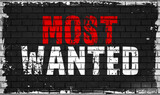 Fototapeta Fototapety z mostem - most wanted concept on black wall 