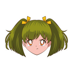 anime angry girl