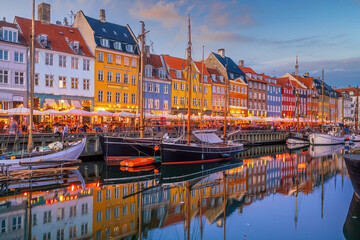 Copenhagen downtown city skyline in Denmark