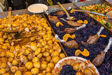 Budapest Hungary, local street food in Budapest