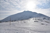 Fototapeta  - Karkonosze, szlak Sudecki, Sniezka, gory, zima, snieg,