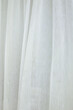 Background of white voile curtain pleated layers