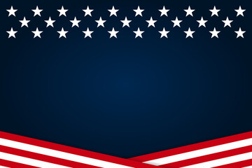 Wall Mural - USA patriotic background. Vector EPS10.