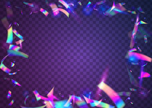 Iridescent Glitter. Blur Prism. Neon Glare. Fiesta Art. Hologram