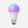 Smart light bulb on a plain background. 3d render.