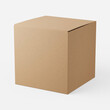 Square card box on a plain background. 3d render.