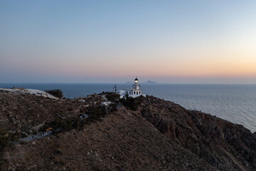 Poster - Akrotiri Lighthouse - Santorini, Greece