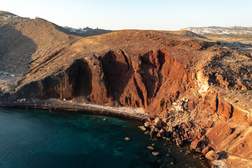 Poster - Red Beach - Santorini, Greece