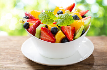 Poster - bowl of fruit salad